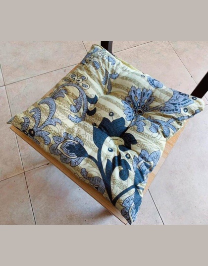 Japan Style poduszka na krzesło Mat Pad, wygodne siedzisko poduszka, 40x40 cm Home Decor rzuć poduszka poduszki podłogowe Cojine