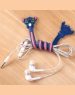 Cute Cartoon zwierząt długi kabel Winder słuchawki słuchawki organizator uchwyt na drut biuro w domu kuchnia do przechowywania