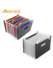 ABEDOE 24 kieszenie rozkładana teczka przenośny akordeon Folder plików A4 rozbudowy biznes organizer na dokumenty z etykietą osó