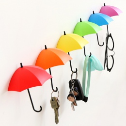 3 sztuk/zestaw parasol w kształcie podwójnego zastosowania klucz wieszak stojak kreatywna kuchnia łazienka ściany dekoracyjne uc