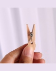 20 sztuk DIYSmall rozmiar 35mm X 10mm Mini naturalne drewniane klipsy do fototapeta klipy klip Clothespin Craft dekoracje kołki 