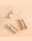 20 sztuk DIYSmall rozmiar 35mm X 10mm Mini naturalne drewniane klipsy do fototapeta klipy klip Clothespin Craft dekoracje kołki 