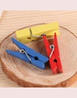 20 sztuk DIYSmall rozmiar 35mm X 10mm Mini naturalne drewniane klipsy do fototapeta klipy klip Clothespin Craft dekoracje kołki 