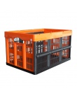 45L składane pudełka z tworzywa sztucznego organizator dostaw dla Home Office książki pliki kosz upominkowy na zabawki przypadku