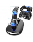 LED ładowane na USB pilot zdalnego sterowania ładowarki stojak na konsolę PlayStation 4 PS4 Slim Pro Dualshock 4 bezprzewodowy g