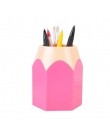 Pen ołówek Pot Holder pojemnik biurko pędzel do makijażu wazon ołówek Pot uchwyt na długopis magazyn materiałów piśmienniczych H
