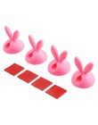 4 sztuk/zestaw uszy królika kabel Winder sortowania uchwyt na Bunny ładowarka przewód przewód organizator Tidy biurko słuchawki 