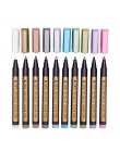 10 sztuk Home Office Supplies różne kolorowe metalowe permanentne farby markery długopisy metalowe pisaki sprzedaż hurtowa * 85