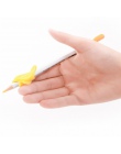 3 sztuk/zestaw dzieci pojemnik na ołówki pisania ryby kształt korektor dla dzieci długopis silikonowy pisanie pomoc Grip korekta