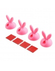 4 sztuk kreatywny króliczek uszy królika zaciski kablowe przewód opaski USB uchwyt ładowarki kabel zapięcia biurko Tidy organiza