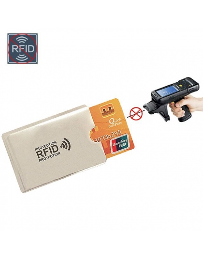 NFC Anti Rfid etui na karty IC karty ID Student futerał ochronny zabezpieczyć swoje tożsamości debetowej metalowe karty kredytow