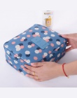 Moda podróży Nylon piękno torebki na makijaż wodoodporne kosmetyki torby łazienka organizator kobiet przenośne kąpieli myjki do