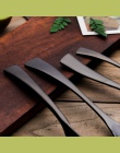 Widelce noże łyżki czarny zestaw sztućców sztućce ze stali nierdzewnej stołowe sztućce zestaw obiad kolacja nóż widelec zachodni