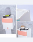 Podwójna warstwa łazienka pudełko do przechowywania papier toaletowy podpaska higieniczna przechowywania uchwyt do montażu na śc