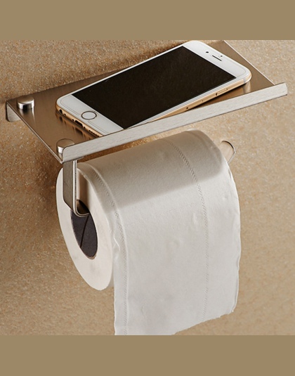 Do przechowywania w łazience stal plama papier toaletowy uchwyt do przechowywania papieru pudełka tkanki telefon komórkowy półka
