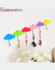 3 sztuk/partia parasol w kształcie hak do przechowywania kreatywny klucz wieszak stojak dekoracyjny uchwyt hak ścienny łazienka 