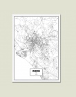 Plakat Nordic czarny i biały plakaty i reprodukcje dekoracyjne obraz w stylu Vintage obraz ścienny obraz ścienny na płótnie opra