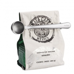Urijk wielofunkcyjne miarka do kawy ze stali nierdzewnej z klips do torebek pakowania pieczenia herbata miarka łyżka narzędzie k