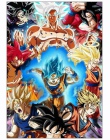 Dragon Ball Z Goku Anime plakat biały papier powlekany drukuj malarstwo dla dzieci pokoju dekoracje ścienne ozdoby do dekoracji 