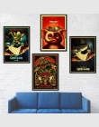 Fantasy horror gremliny plakat Retro styl dekoracyjny papier pakowy druku DIY Wall art malowanie naklejki do domu plakaty