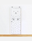 Nordic styl zwierząt Panda królik 3D naklejki ścienne dla dzieci pokoje drzwi domu naklejka dekoracyjna lodówka wymienny plakat 