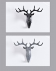 Ściany hak do zawieszania w stylu Vintage Deer głowy poroże do wieszania ubrań kapelusz szalik klucz jelenie rogi wieszak stojak