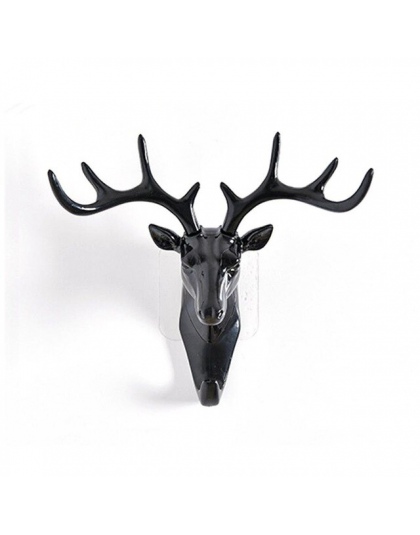 Ściany hak do zawieszania w stylu Vintage Deer głowy poroże do wieszania ubrań kapelusz szalik klucz jelenie rogi wieszak stojak