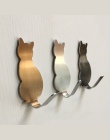 2 sztuk samoprzylepne haki kot wzór uchwyt do przechowywania łazienka kuchnia wieszak trzymać na ścianie wiszące drzwi ubrania w