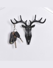 Dekoracje ścienne haki Antlers amerykański styl gospodarstwa domowego Decor haki wielofunkcyjny ściany płaszcz klucze torby hacz