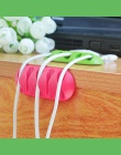 6 kolorów wtyczka gniazdo przewodu uchwyt hak klips do kabla zasilania USB uporządkować biurko do pracy w domu organizator