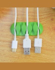 6 kolorów wtyczka gniazdo przewodu uchwyt hak klips do kabla zasilania USB uporządkować biurko do pracy w domu organizator