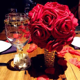 10 głów 5 głów 8 CM sztuczne PE piankowe kwiaty — róże bukiet ślubny dla nowożeńców bukiet ślub dekoracja domu księga gości DIY 