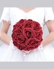 10 głów 5 głów 8 CM sztuczne PE piankowe kwiaty — róże bukiet ślubny dla nowożeńców bukiet ślub dekoracja domu księga gości DIY 