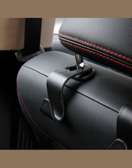 Samochodów Seat powrót haki pojazdu ukryty zagłówek wieszak na torebka torba na zakupy płaszcz wieszak do przechowywania czarny 