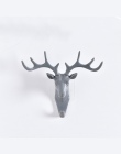 Hak ścienny klucze stojak Deer zwierząt głowy poroże domu wiszące ubrania kapelusz szalik haki Home living room Decor