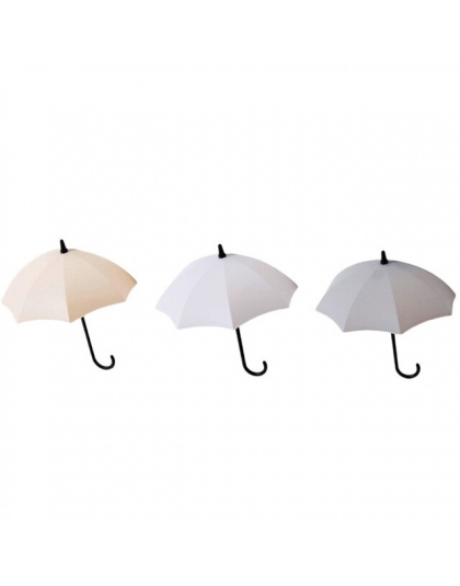 3 sztuk kolorowe parasol hak ścienny klucz szpilka do włosów Holder organizator dekoracyjne organizator parasol mały uchwyt w ks
