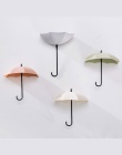 3 sztuk Mini piękny parasol kształt silne hak z przyssawką klucz do montażu na ścianie uchwyt na Unmarkable wieszak