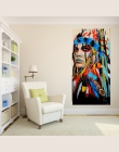 Nowoczesne Native American Indian Girl ptaków obraz na płótnie do salonu Wall Art drukuje Home Decor darmowa wysyłka Unframed