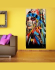 Nowoczesne Native American Indian Girl ptaków obraz na płótnie do salonu Wall Art drukuje Home Decor darmowa wysyłka Unframed