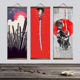 Japoński Ukiyoe na płótnie plakaty i reprodukcje dekoracje malarstwo ścienne ozdoby do dekoracji wnętrz z litego drewna wiszące 