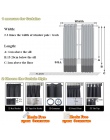 NORNE Hollow gwiazda Thermal Insulated Blackout zasłony do salonu zasłony okienne do sypialni rolety szyte z biały woal