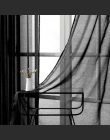 Topfinel zwykły zasłona typu woal biały Sheer zasłony do salonu sypialnia kuchnia drzwi dekoracyjne zasłony okna zasłony z tiulu