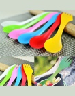 2019 New Arrival wielofunkcyjny plastikowy Camping piesze wycieczki podróży na świeżym powietrzu Spork naczynie widelec nóż sztu