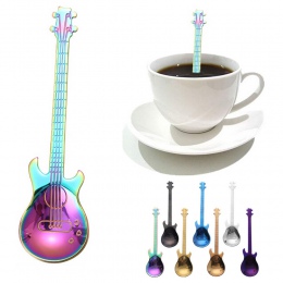 Gitara elektryczna ze stali nierdzewnej Rainbow kawy i herbaty narzędzia do picia