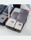 6 sztuk/zestaw wodoodporna szafa bielizna buty szafa duży rozmiar bagażu pokrowiec torba do przechowywania podróży organizator n