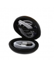Organizer na kable USB etui na słuchawki ręcznie Spinner przenośny zestaw słuchawkowy box twardy okrągły kształt torba na słucha