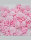 50 sztuk/partia 3.5 cm Mini róża z pianki polietylenowej głowy sztuczne kwiaty dla domu DIY stroik wieniec dostawy wesele dekora