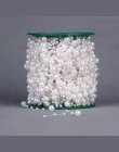 5 metrów żyłka sztuczne perły girlanda w formie łańcucha korali kwiaty wesele dekoracje produkty dostaw biały