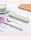 2018 nowy projekt jakości Nordic przenośny dwie-sztuka kreatywny sztućce nóż widelec pojemnik na Lunch przenośne narzędzie kuche