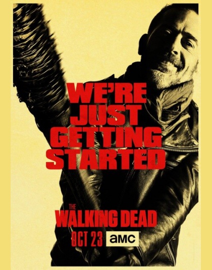 W stylu Vintage Walking Dead sezon 7 retro plakat Retro papier pakowy Bar Cafe strona główna wystrój malowanie naklejki ścienne